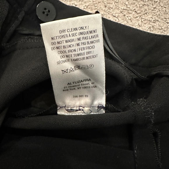 Altuzarra Serge Black Trousers - Made in Italy - Picture 7 of 8